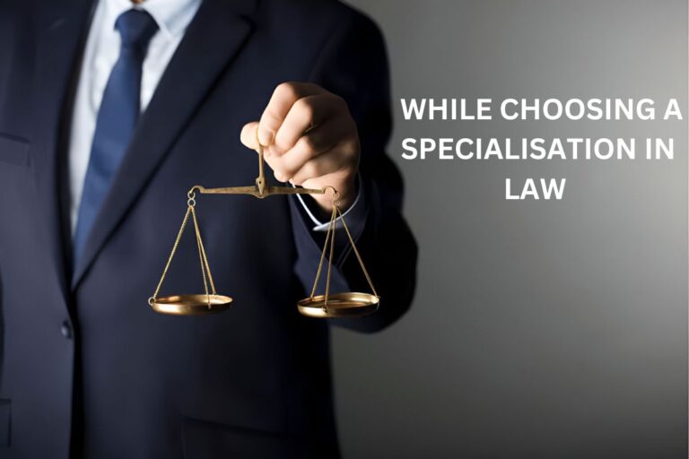 Specialisation in Law